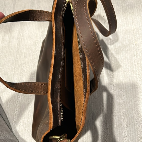 Portland Leather Goods medium crossbody tote - Picture 2 of 3
